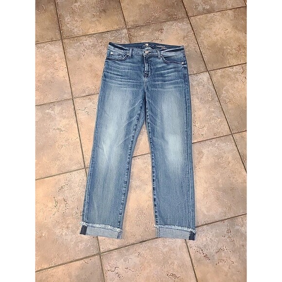 7 Seven for all mankind jeans 30 Roxanne ankle Excellent condition - Picture 1 of 11